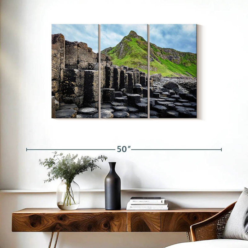 Rorry Giant's Causeway Basalt Columns, 24" H x 38" W