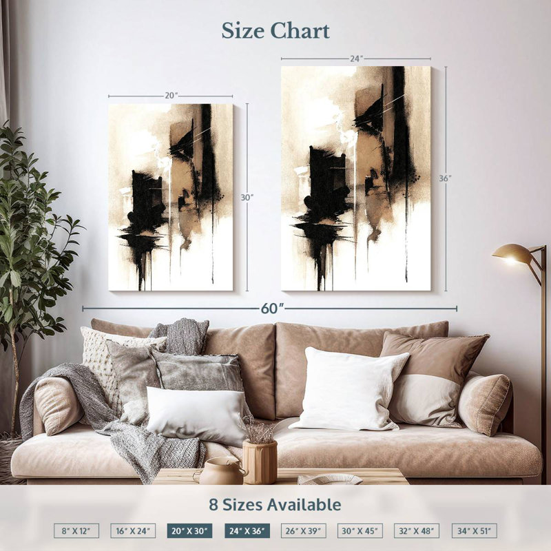 Avery Warm Smudges I, 36" H x 24" W