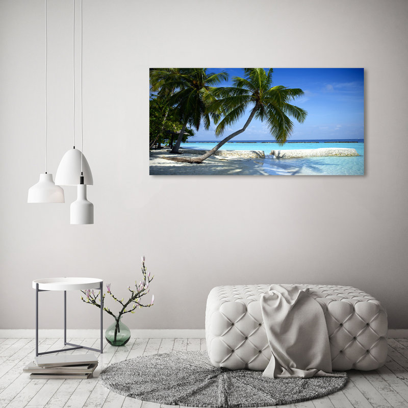 Tropical Beach - Wrapped Canvas Print