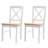 Rustic Classic Wooden Dining Chair Set With Ergonomic Design-1637865553