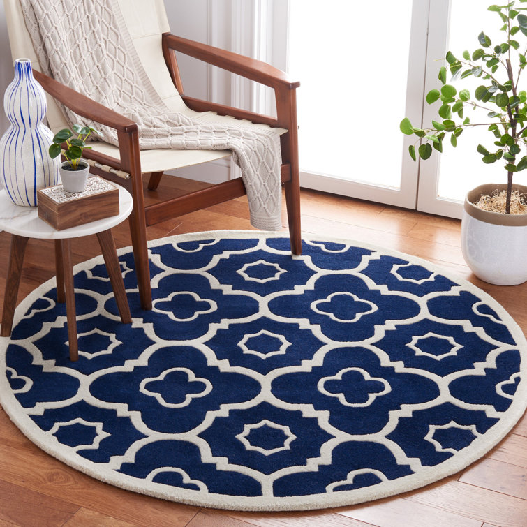 Carolene Hand Tufted Wool Geometric Rug