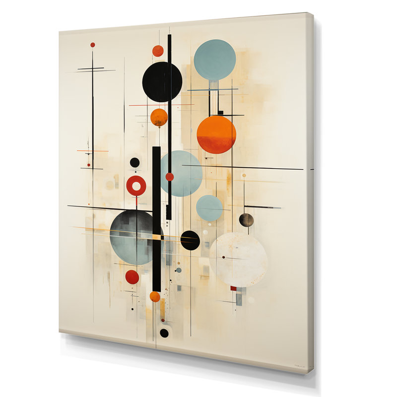«Jacobian Beige», impression sur toile, H 44 po x l 34 po x P 1,5 po, Toile tendue