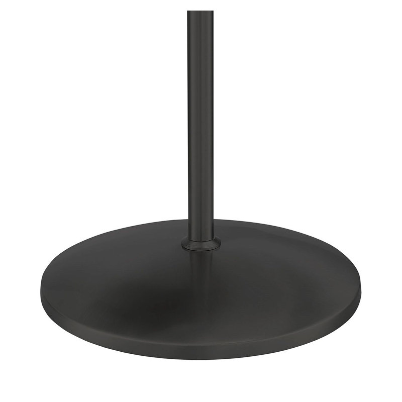 Lampe sur pied avec bras articulé 48 po del Millsap, Noir