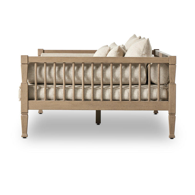 Amero Outdoor Sofa-86"-Washed Brown-Fsc