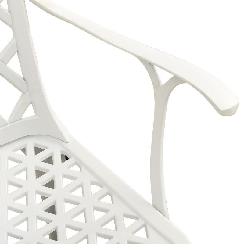 Dezmund Outdoor Lounge Chair, White