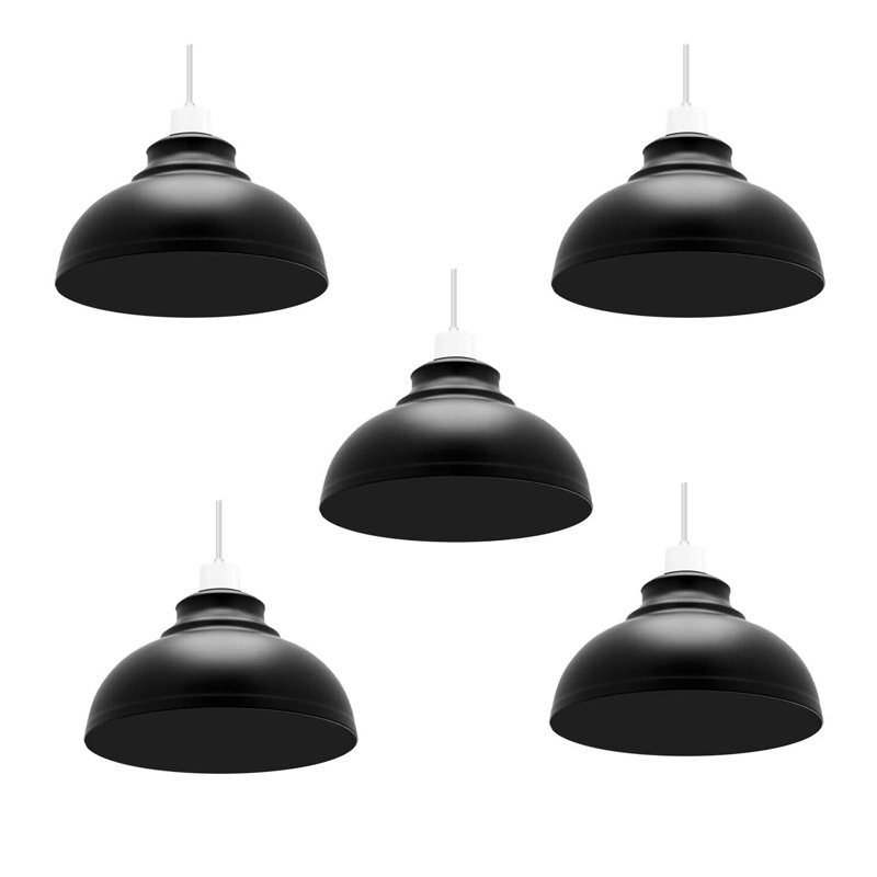 Trabelsi 17cm H Metal Dome Lamp Shade, Brushed Brass