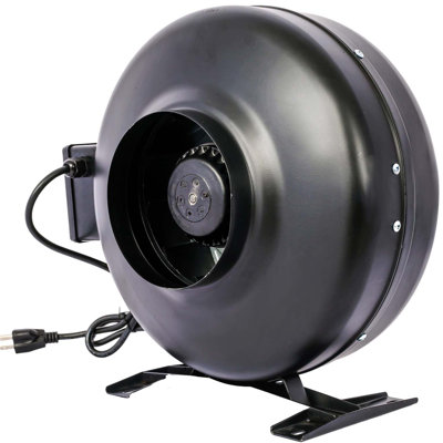 Ventilateur à conduit en ligne de 6 pouces 412 CFM: ventilateur de circulation d'air pour la culture hydroponique, les sous-sols et les cuisines