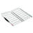 HomCom Metal Foldable 27.56'' L Threshold Ramp