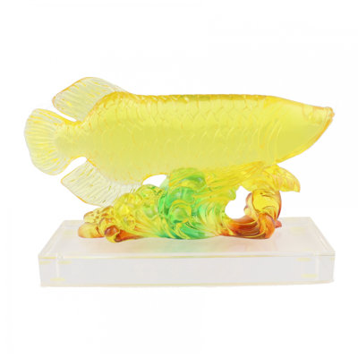 Statue poisson Feng Shui Arowana