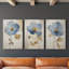 Floral Study Series XVIII - Ensemble de toiles tendues avec châssis Premium - Prêt à être accroché-102398341