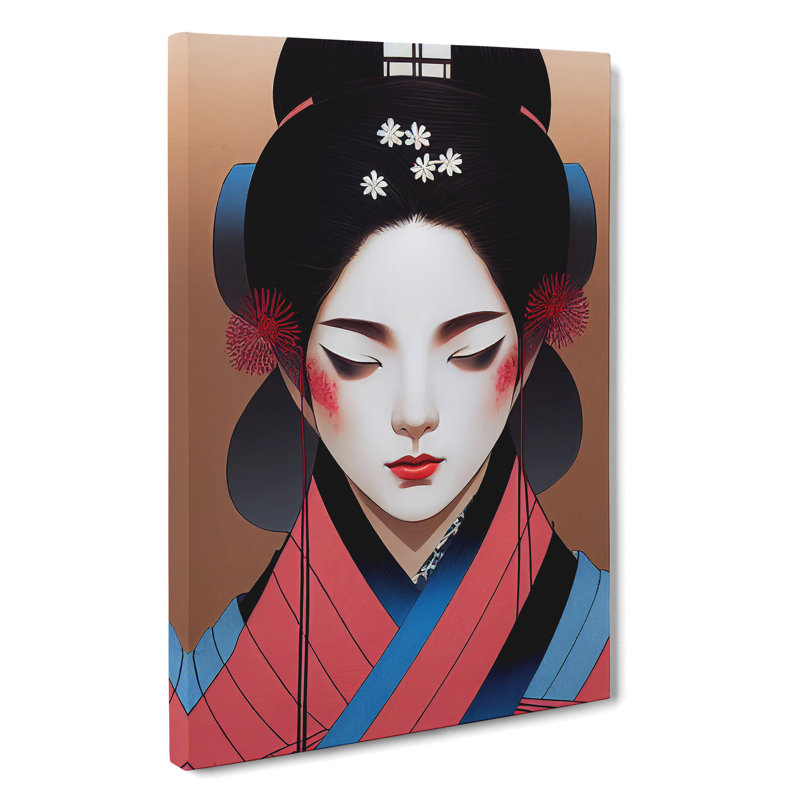Modern Geisha No.5 - Wrapped Canvas, 60cm H x 40cm W x 3cm D