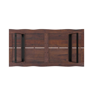 Delta Dining Table in Dark Walnut