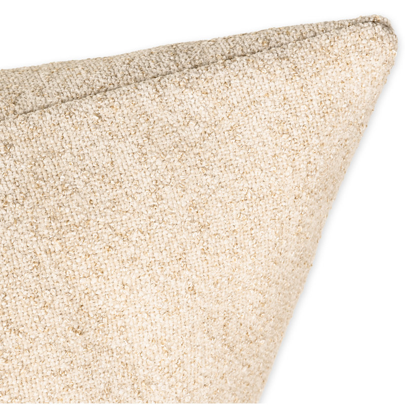 Coussin décoratif Cascade Getty, Tanné, Polyester, Rectangle H 14 po x l 36 po