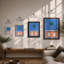 Palm and Brick Modern - Framed Print-1367764046-1367764050