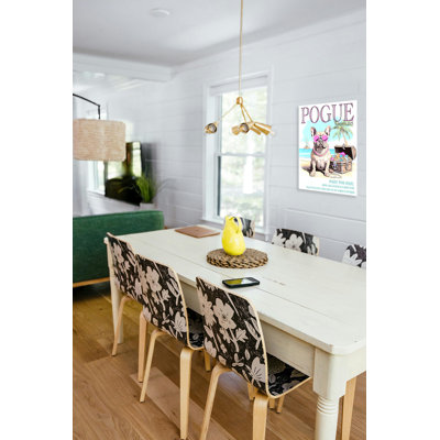 Pogue Magazine Cover Parody with French Bulldog on the Outer Banks by Grotto Studios