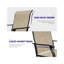 Ensemble de chaises de patio berçantes pivotantes l 29 po x P 23 po x H 39 po Burwell (ensemble de 2)