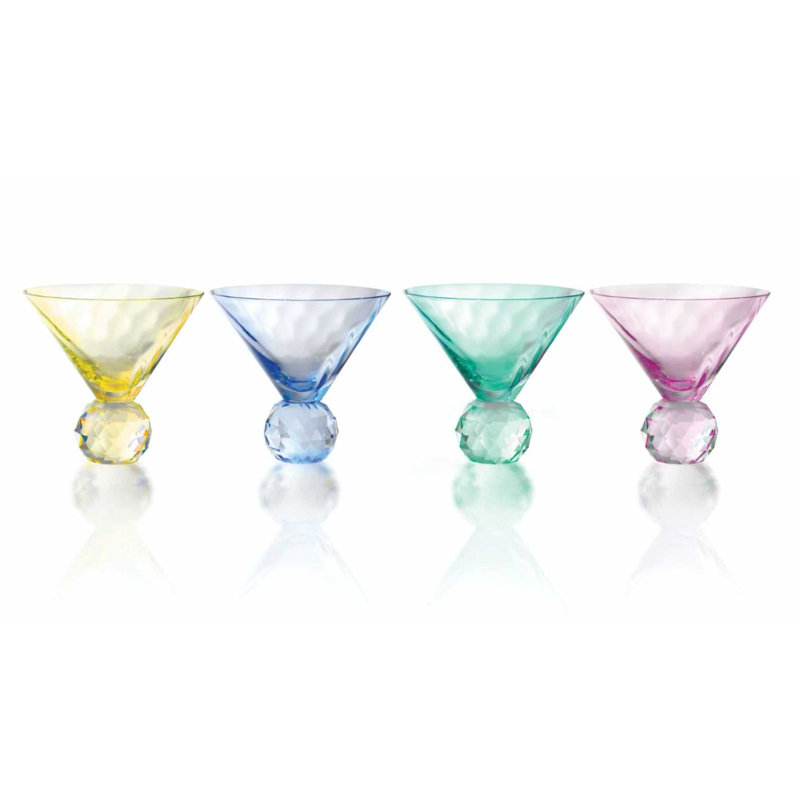 Ensemble de 4 verres à martini Aurora