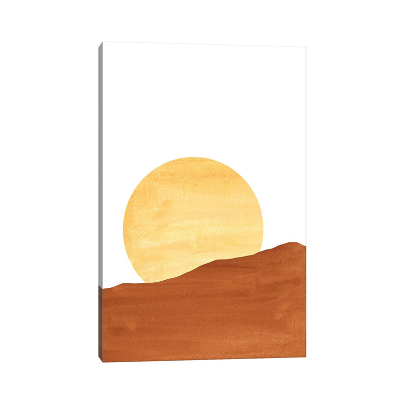 Dunes And Sun by Whales Way - Print on Canvas, 101.6cm H x 66.04cm W x 3.81cm D, Wrapped Canvas