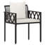  Outdoor Furniture Set with Cushion Poly Rattan Acacia Wood Table Patio-958047863