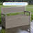80 Gallon Outdoor Storage Bench With Backrest, Rattan-style Resin, 2-person-412599671