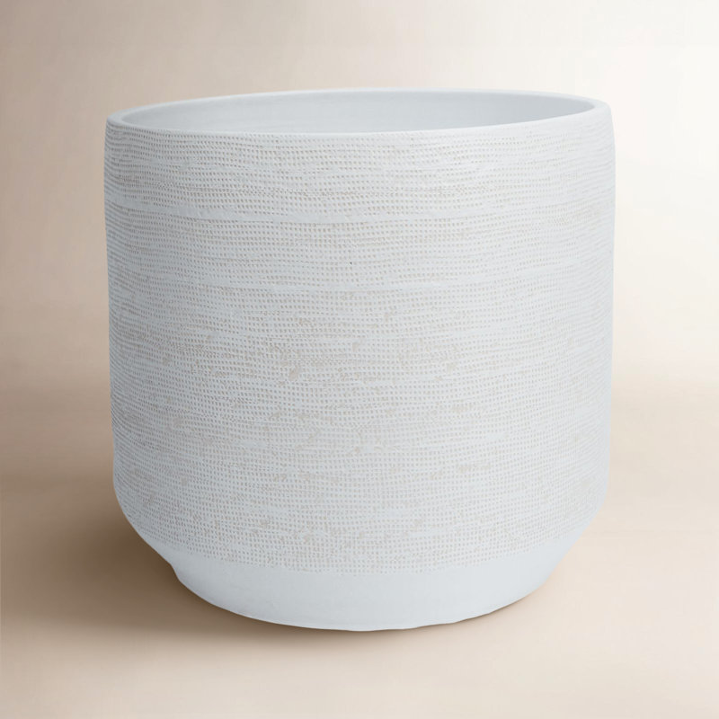 Bena Ceramic Pot Planter, 13.5" H x 14.75" W x 14.75" D