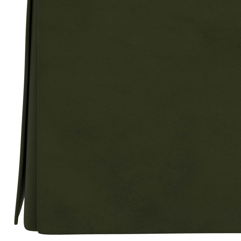 Repose-pieds avec rangement Bash, Velours Loden classique