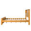 Cadre de lit Rigsby en bois pour lit queen size avec tête et pied de lit à double rangement ouvert-139223135