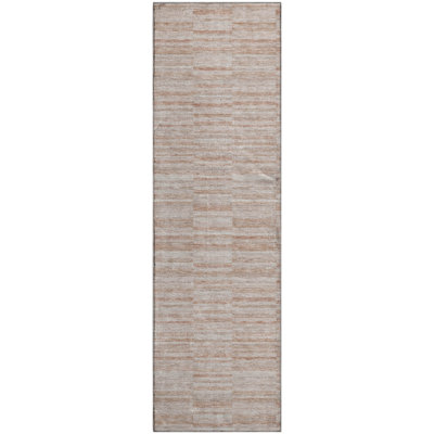 Premium Machine Washable Prisco Salmon Rug