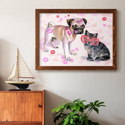 «Cute Couture Collection A», peinture sur toile encadrée