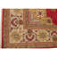 Tapis rouge / brun noué à la main