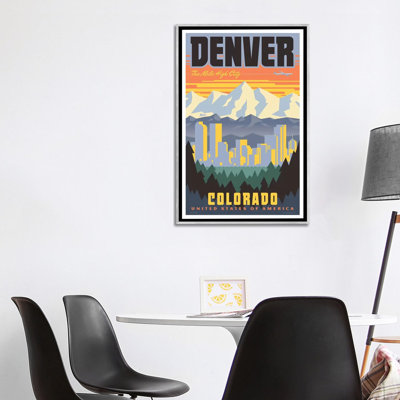 " Denver Travel Poster " by Jim Zahniser
