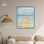 Merveilleux coucher de soleil sur toile, art abstrait minimaliste bohème par Art Remedy-104626661-104626668