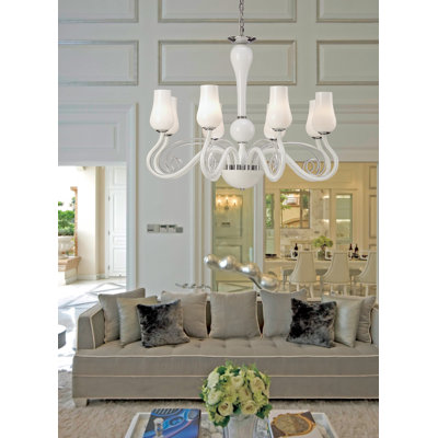 Lundeen 8 - Light Candle Style Chandelier