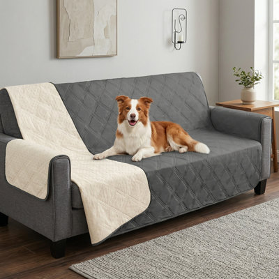 Water-Resistant Dog Bed Cover. Includes a Non-Slip Backing. Designed to Protect Furniture, Beds, Couches, and Sofas.