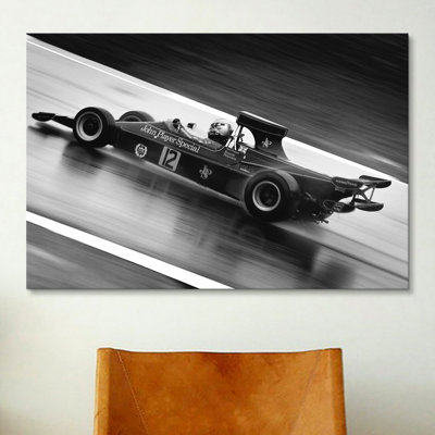 Lyall " F1 Wet Track Grayscale " by Unknown Artist
