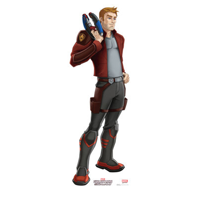 Marvel Animated Guardians of The Galaxy Star-Lord Cardboard Cutout
