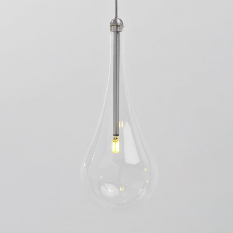 Deva Single Light Glass Dimmable Pendant