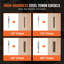 4 Model Drills Square Hole Chisel Set