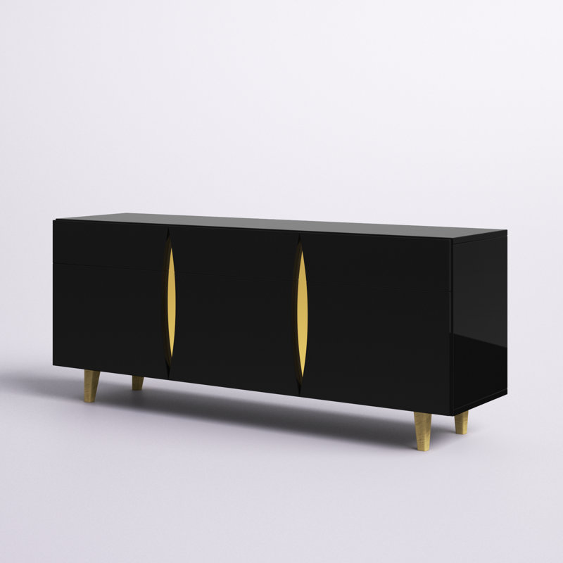 Buffet 59,1 po Auberon, Noir