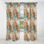 Motif de pois architecturaux Splendor III - rideau occultant abstrait - 1 panneau-107551539