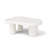 39" White Modern Free-Form Cloud-Shaped Wooden Coffee Table for Living Room with 3 Legs, Soft-Matte, Subtle-Sheen Tabletop-1314804953-1314804944
