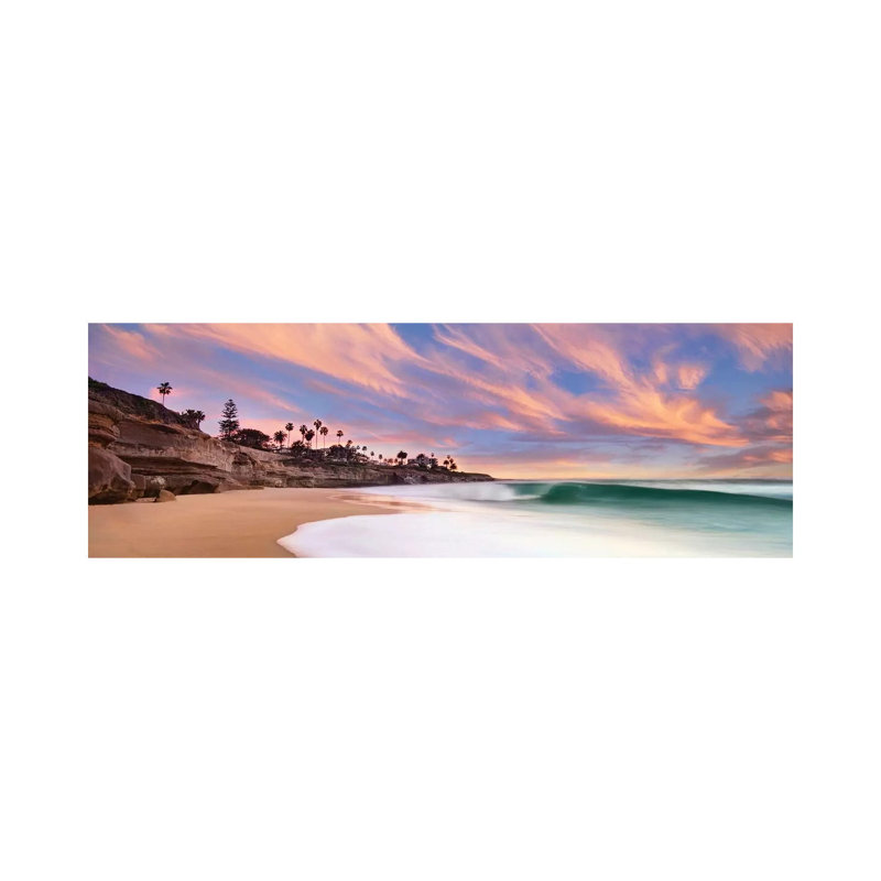 The Beach Break 1 Piece Wrapped Canvas Panoramic Wall Art, 121.92 cm H x 40.64 cm W x 3.175 cm D