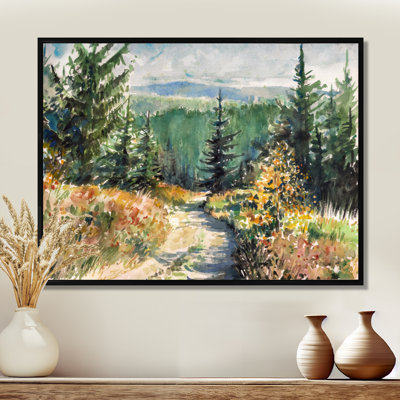 " Little Road In Mountain Landscape "