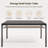 Ymani 7-Piece Rectangular Dining Set with Metal Frame and Storage Rack-1166473291-1166473290