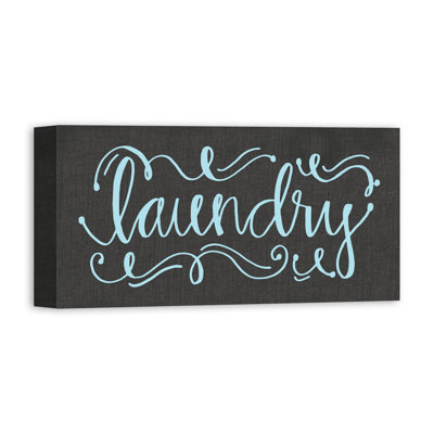 " Calligraphy Style Laundry "
