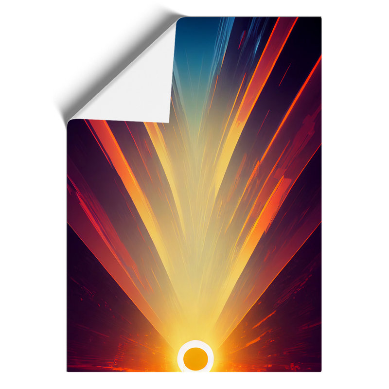 Seductive Sunset Abstract - Wall Art, Paper, 59.4cm H x 42cm W