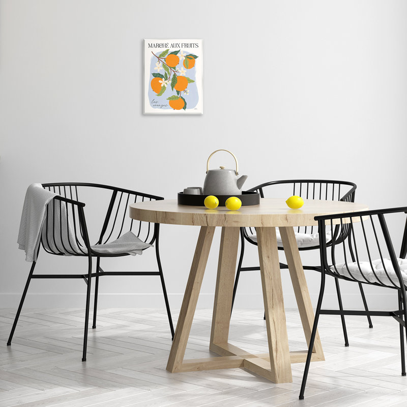 Marche aux oranges, art mural sur bois par Wild Apple Portfolio