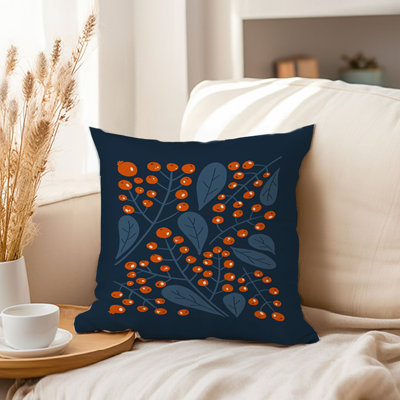 Botanical in Blue and Red Botanicals Modern