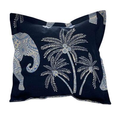 Toile Reversible Pillow Cover