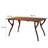 Rectangular Solid Wood Dining Table Ash Solid Wood Top Dining Table-100943580